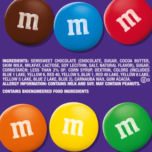 M&M's M&M's Dark Chocolate Candy Resealable Bag