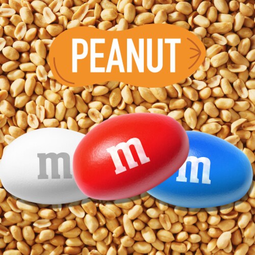 Mars Peanut M&M's - Red/White/Blue Perspective: bottom