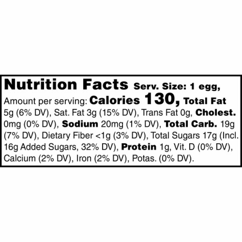 M&M'S Easter Egg Milk Chocolate Candy Perspective: bottom