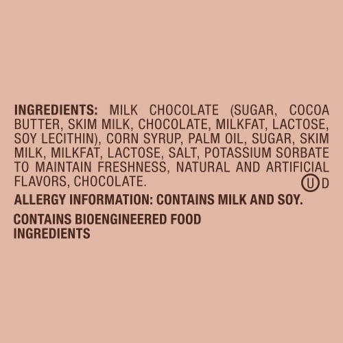Dove Promises Milk Chocolate Tiramisu Caramel Candy Bag Perspective: bottom