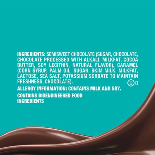 Dove Promises Sea Salt & Dark Chocolate St. Patricks Day Candy Bag Perspective: bottom