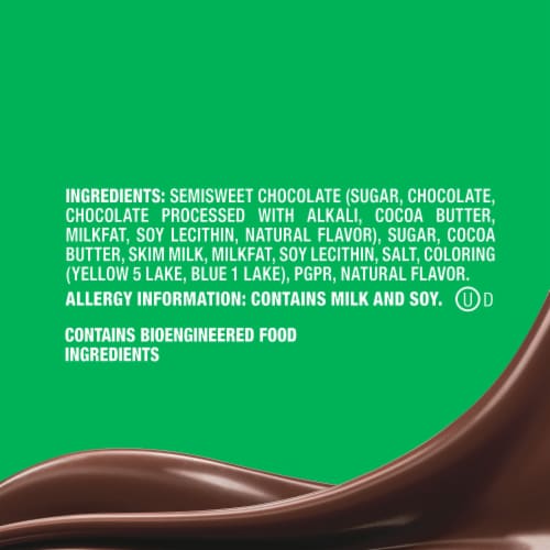 Dove Promises Dark Chocolate & Mint Swirl Candy Bag Perspective: bottom