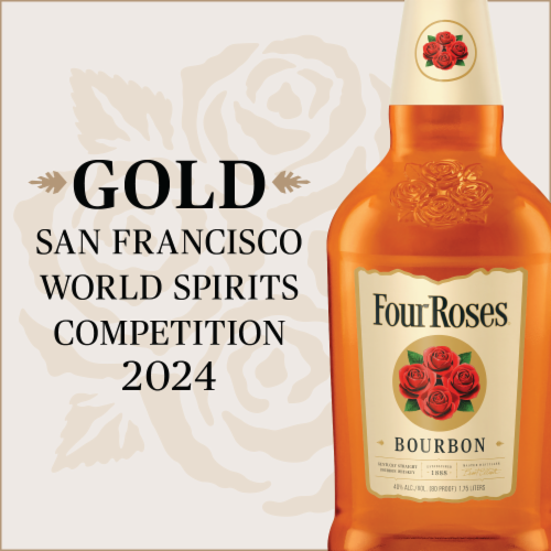 Four Roses Bourbon, 80 Proof Perspective: bottom