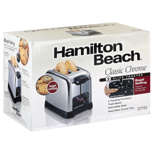 Hamilton beach classic chrome 2 slice toaster deals