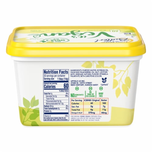 I Can’t Believe It’s Not Butter! Vegan Spread Perspective: bottom
