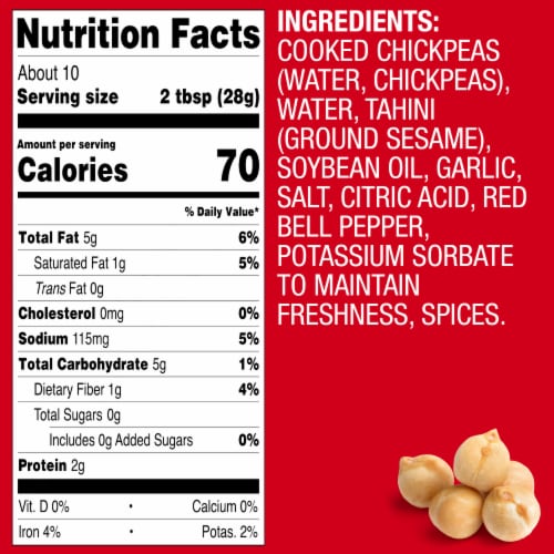 Sabra Roasted Garlic Hummus Perspective: bottom