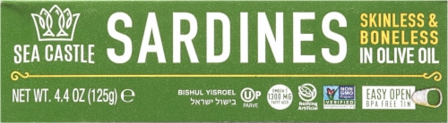 Sea Castle Sardines in Pure Olive Oil Perspective: bottom