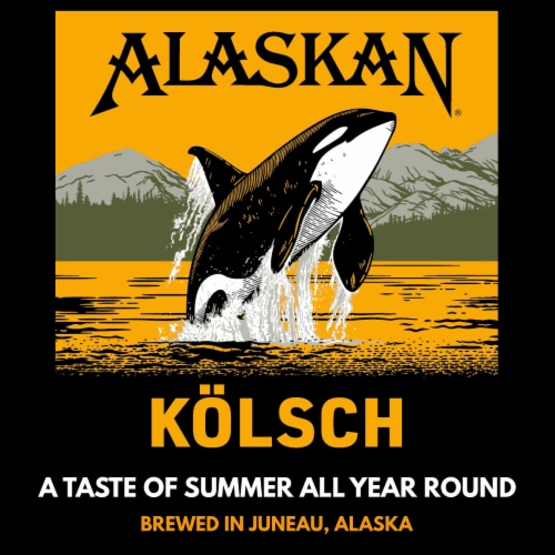 Alaskan Brewing Co. Kolsch Style Ale Craft Beer Perspective: bottom