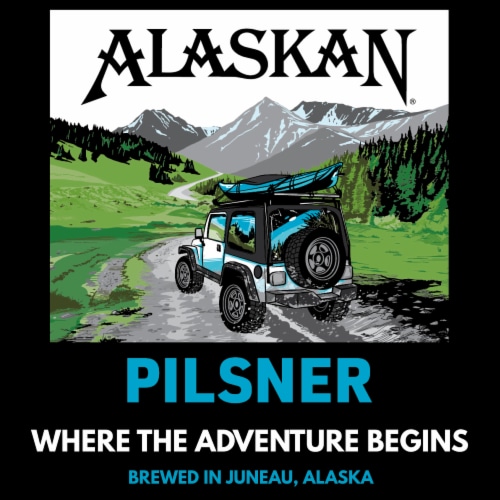 Alaskan Pilsner Craft Beer Perspective: bottom