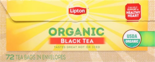 Lipton® Organic Black Tea Bags Perspective: bottom
