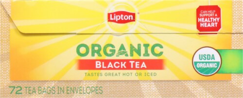 Lipton® Organic Black Tea Bags Perspective: bottom