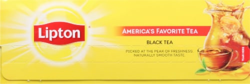Lipton® Black Tea Bags Perspective: bottom