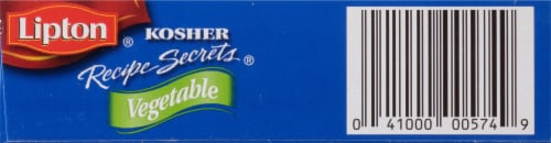 Lipton Kosher Vegetable Soup and Dip Mix Perspective: bottom