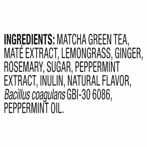 Lipton® T Probiotic Cleanse Matcha Mate Mint Finely Ground Tea with Probiotics Perspective: bottom