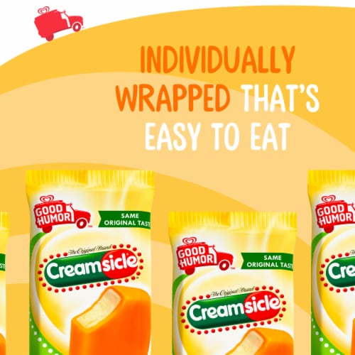 Good Humor Creamsicle Ice Cream Bars Perspective: bottom