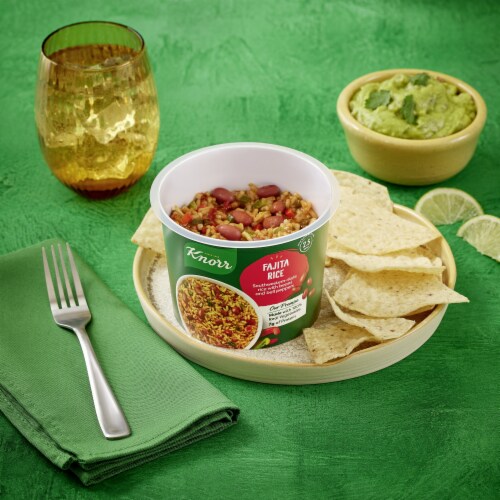 Knorr Fajita Rice Cup Perspective: bottom