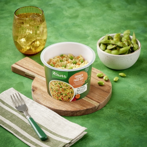 Knorr Chicken Flavored Fried Rice Cup Perspective: bottom