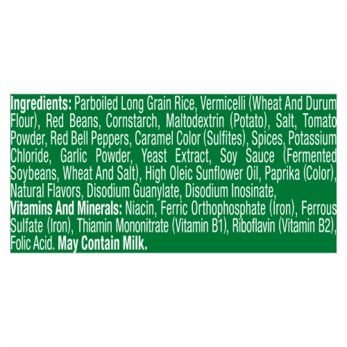 Knorr Cajun Sides Red Beans & Rice Perspective: bottom