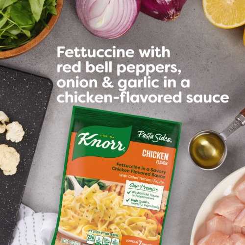 Knorr Chicken Fettuccine Pasta Sides Perspective: bottom