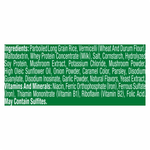 Knorr Rice Sides Mushroom Flavor Rice and Pasta Blend Perspective: bottom
