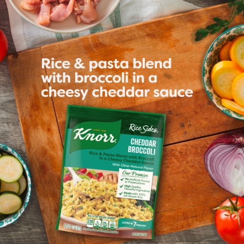 Knorr Cheddar Broccoli Rice Sides Perspective: bottom