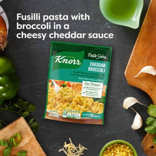 Knorr Cheddar Broccoli Fusilli Pasta Sides Perspective: bottom
