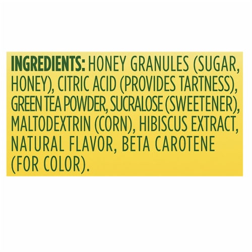 Lipton™ Mango Pineapple Iced Green Tea Mix Packets Perspective: bottom