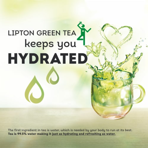 Lipton Cranberry Pomegranate Green Tea Bags Perspective: bottom