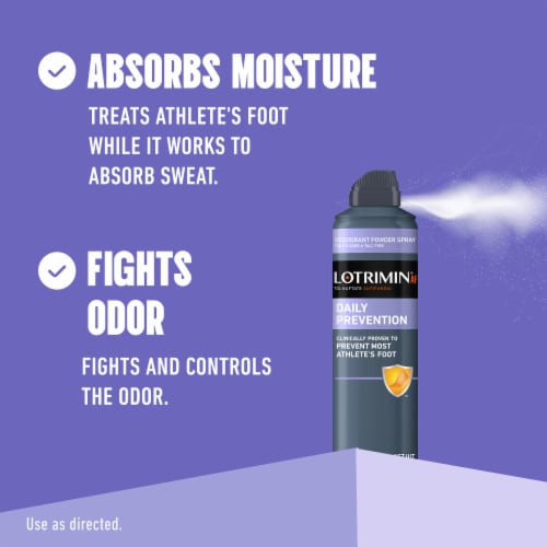 Lotrimin® Daily Prevention Deodorant Powder Spray Perspective: bottom