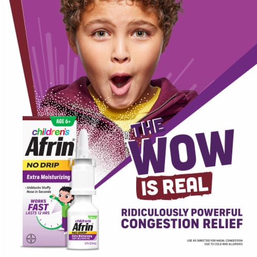 Afrin® Kids No Drip Stuffy Nose Pump Mist Perspective: bottom