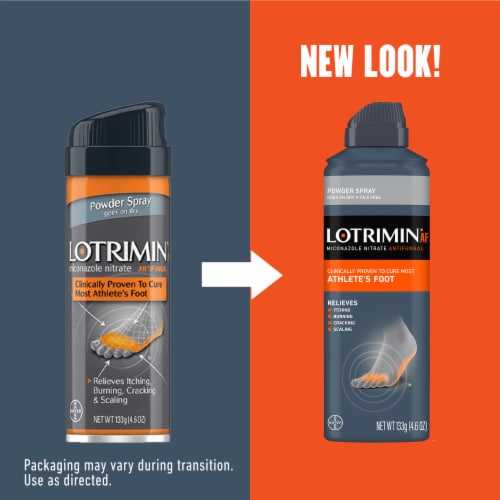 Lotrimin® Athlete's Foot Miconazole Nitrate Antifungal Foot Spray Perspective: bottom