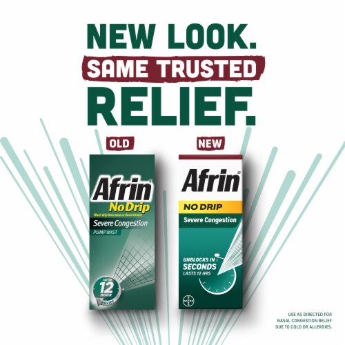 Afrin® No Drip Plus Menthol Severe Congestion Pump Mist Perspective: bottom