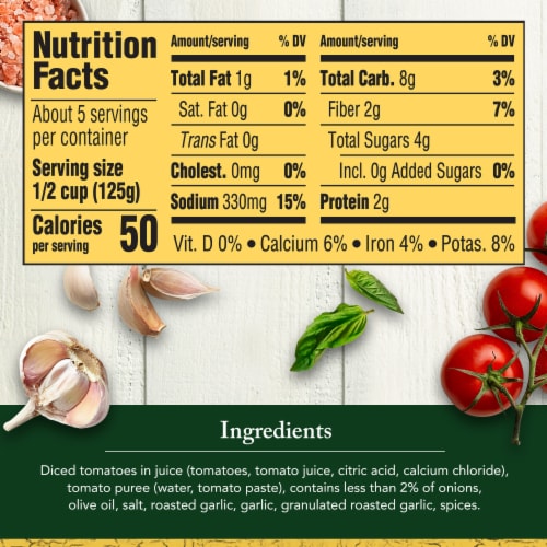 Classico Roasted Garlic Spaghetti Pasta Sauce Perspective: bottom