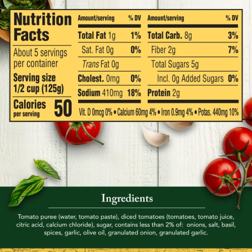 Classico Traditional Sweet Basil Spaghetti Pasta Sauce Perspective: bottom