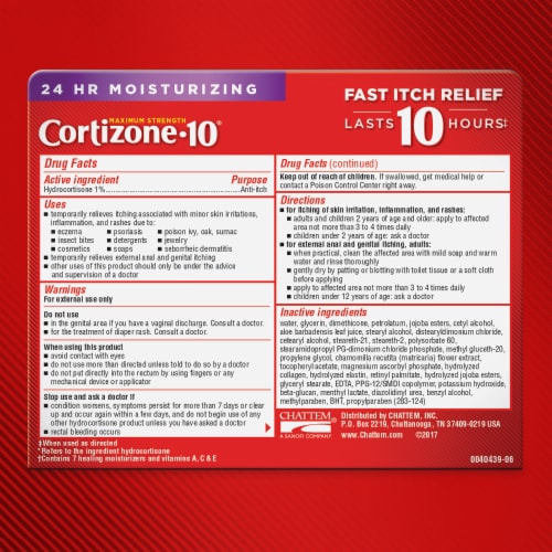 Cortizone 10 Intensive Healing Anti Itch Creme Perspective: bottom