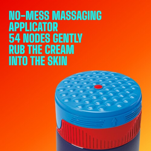 Icy Hot Pro No-Mess Pain Relief Camphor and Menthol Cream Perspective: bottom