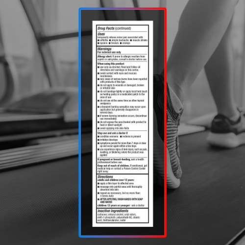 Icy Hot Original Pain Relief Lidocaine Cream Perspective: bottom
