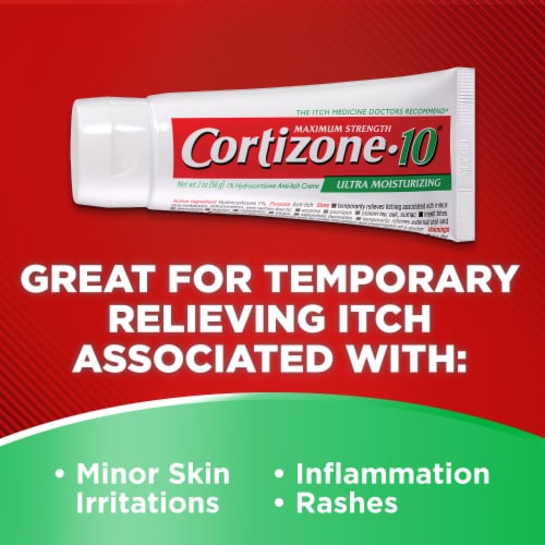 Cortizone 10 Plus Ultra Moisturizing Anti Itch Cream Perspective: bottom