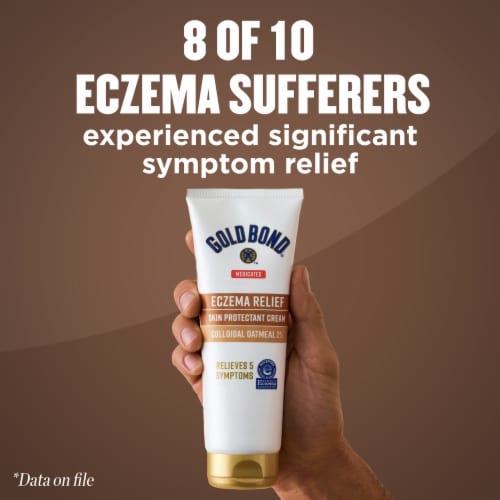Gold Bond Medicated Eczema Relief Skin Protectant Body Cream with 2% Colloidal Oatmeal Perspective: bottom