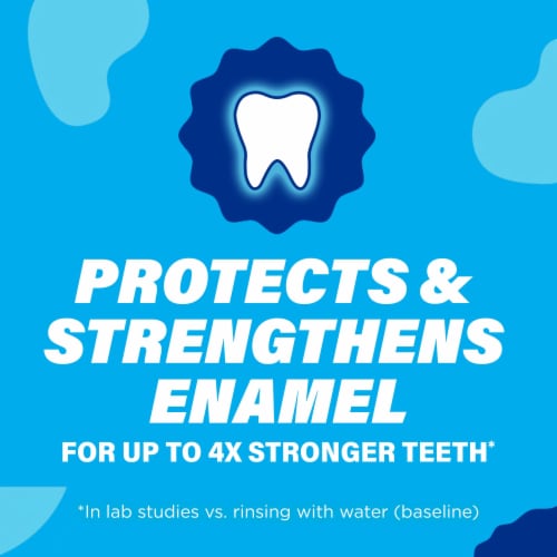 ACT Anticavity Fluoride Mouthwash for Kids Sugar & Alcohol Free Bubble Gum Blowout Flavor Perspective: bottom