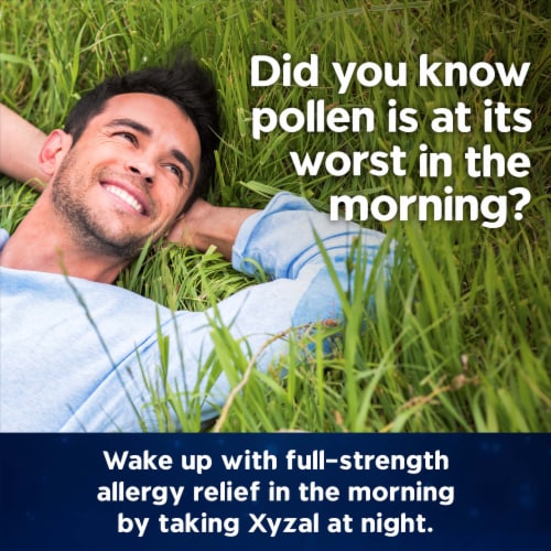 Xyzal Allergy Tablets 24HR Allergy Relief Perspective: bottom