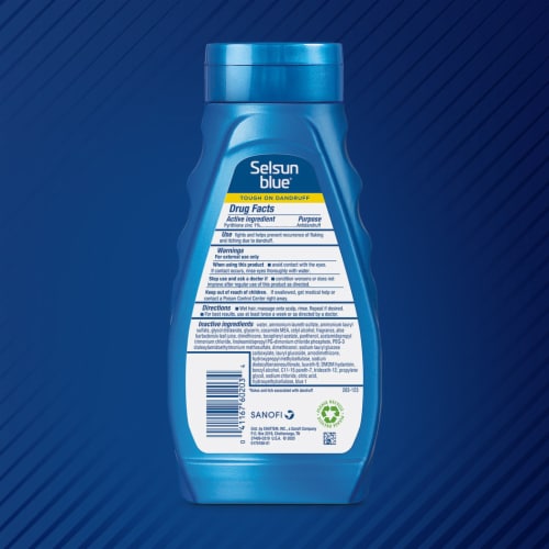 Selsun Blue Itchy Dry Scalp Dandruff Shampoo Perspective: bottom