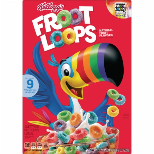 Kellogg's® Froot Loops Cereal Perspective: bottom