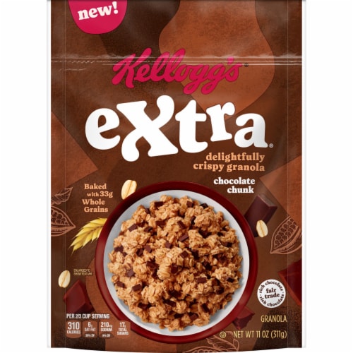 Kellogg's® Extra Chocolate Chunk Granola Perspective: bottom