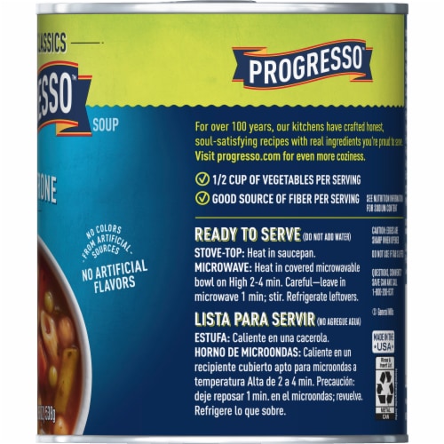 Progresso™ Vegetable Classics Minestrone Canned Soup Perspective: bottom
