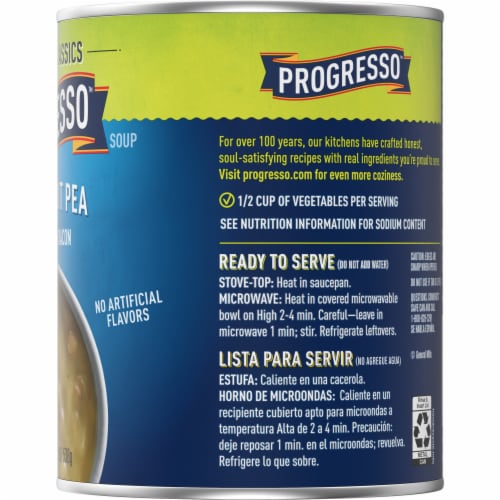 Progresso Vegetable Classic Green Split Pea Canned Soup Perspective: bottom