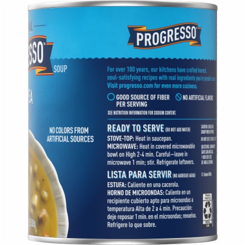 Progresso Traditional Split Pea With Ham Canned Soup Perspective: bottom