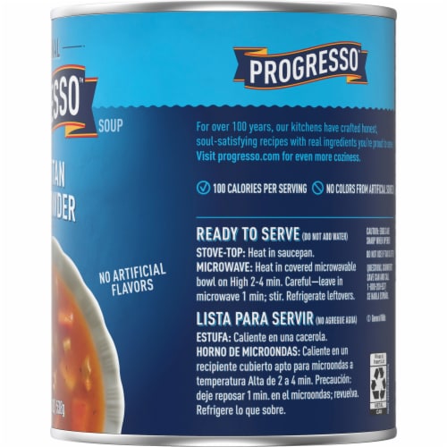 Progresso Gluten Free Traditional Manhattan Clam Chowder Canned Soup Perspective: bottom