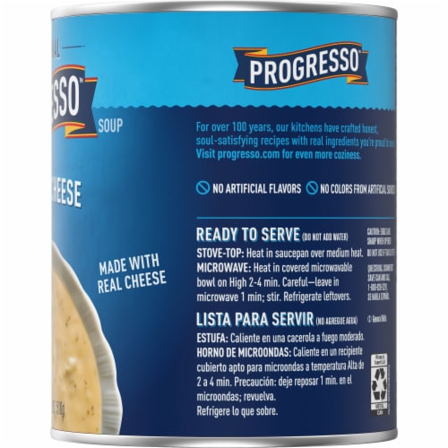 Progresso™ Traditional Gluten Free Broccoli Cheese Soup Perspective: bottom