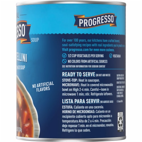 Progresso™ Traditional Cheese Tortellini in Garden Vegetable Tomato Soup Perspective: bottom